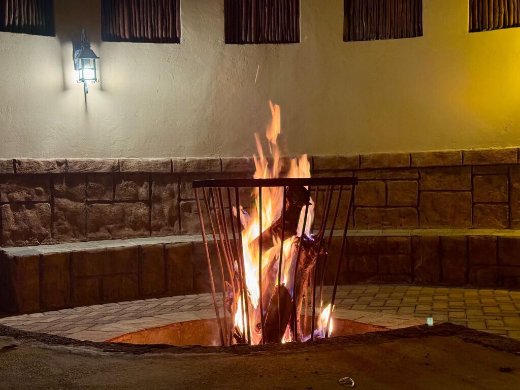 Braai, le feu de camp du soir au lodge Blue Safari